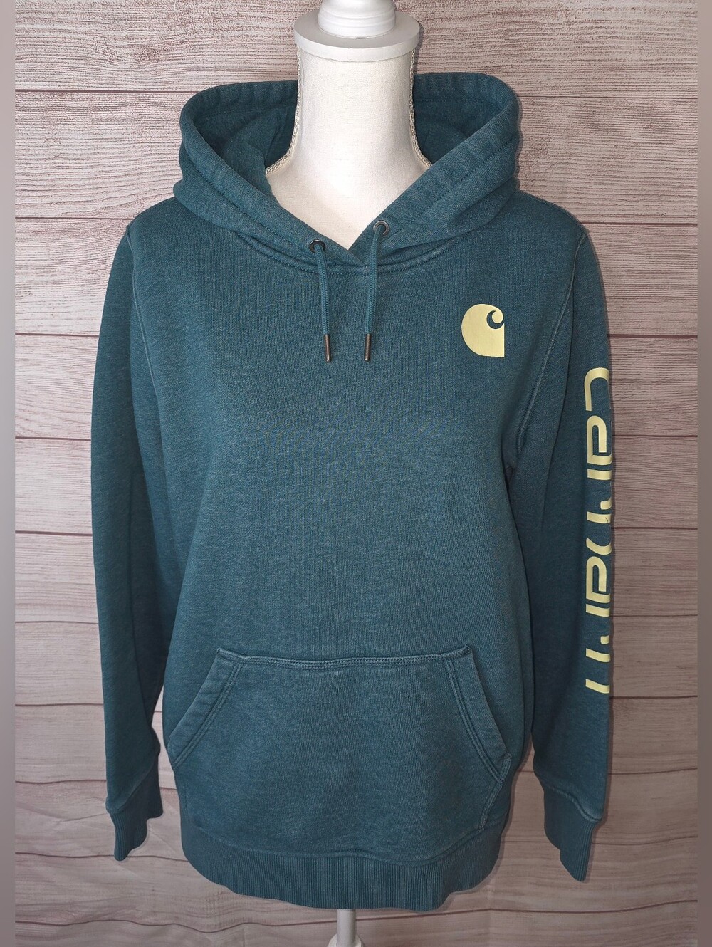 Carhartt Clarksburg Logo Hooded Sweatshirt Size Large